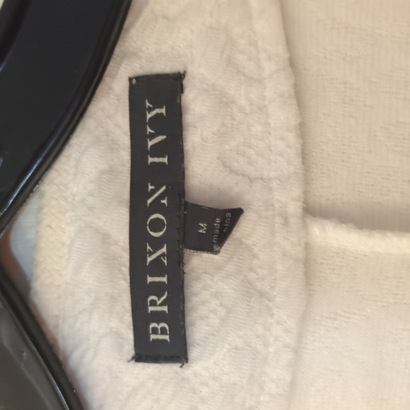 Brixton Ivy jacket. Full zip, white, size medium - Picture 2 of 7